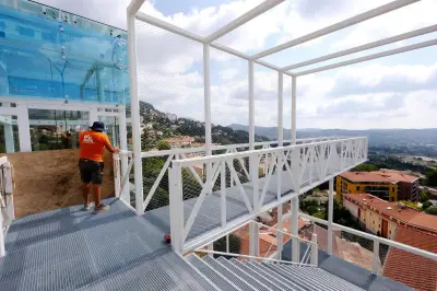 Grasse : une passerelle de 32 mètres reliera le parking au centre-ville