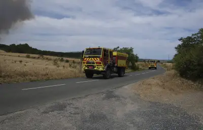 Incendie dans l'Aude : 600 hectares brûlés, vents violents attisent les flammes