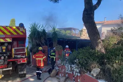 Incendie dans un restaurant sur l'île du Levant : 10 personnes évacuées