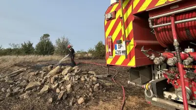 Incendie à Lodève : 25 pompiers mobilisés, 1 hectare brûlé