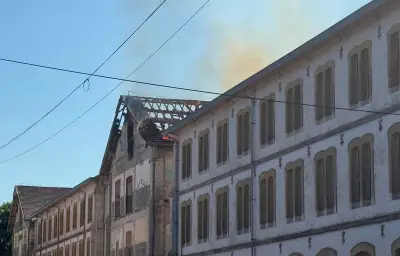 Incendie ravage l'ancienne manufacture Seita de Tonneins