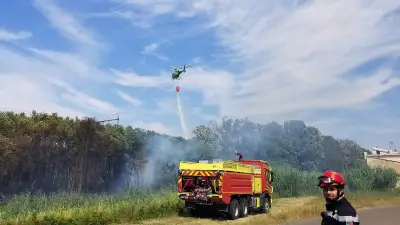Incendies dans le Gard : pompiers mobilisés à Beaucaire, Bernis et Sumène