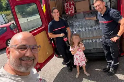 Incendies dans le Var : Daniel Elena collecte 20 palettes d'eau pour les pompiers