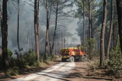 Incendies en Gironde : le jeu du chat et de la souris des pompiers contre les reprises