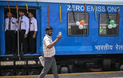 Inde : premier train à hydrogène en service sur 89 km