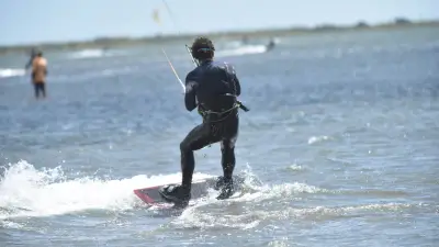 Kitesurfeur grièvement blessé au visage sur le lac du Salagou
