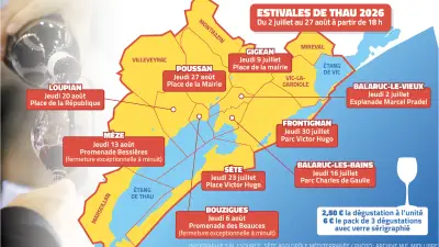 Les Estivales de retour sur le bassin de Thau pour 9 soirées