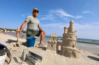 Les secrets d’un bâtisseur de châteaux de sable aux Sablettes