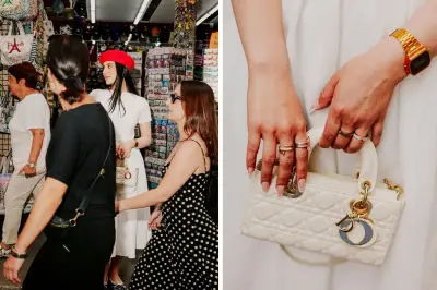 Look de touristes : sac Dior et robe Shein pour le voyage