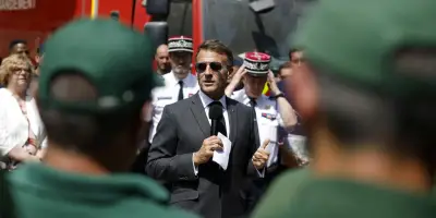 Macron : «Chaque feu à Fontainebleau attaque notre territoire»