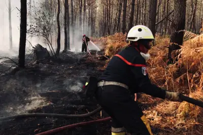 Marcheprime : le feu, tel un boxeur à genoux, doit être terrassé
