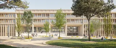 Métamorphose du campus Triolet : pose de la première pierre du bâtiment 6