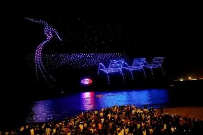 Nice : 2016 drones en hommage aux victimes de l'attentat du 14-Juillet