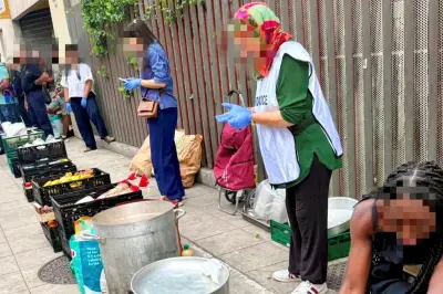 Nice : des repas servis sur le trottoir faute de local
