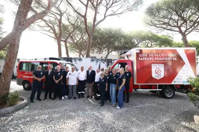 Nouveau camion frigorifique pour l'aide humanitaire à Menton