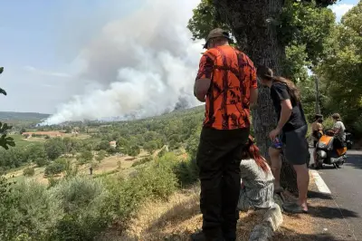 Nouvel incendie dans le Var : 30 hectares brûlés à Pontevès, des images spectaculaires