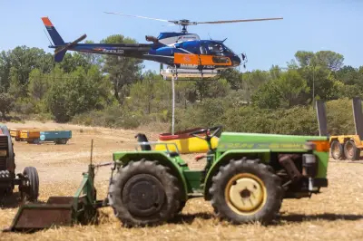 Porteurs d'eau : la mobilisation des agriculteurs pour lutter contre l'incendie de Pontevès
