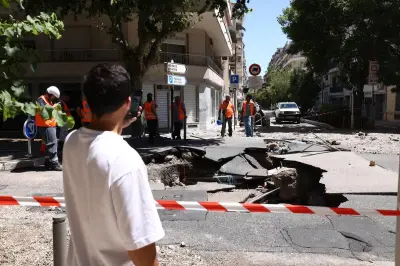 Rupture de canalisation à Nice : chaussée soulevée, commerces inondés