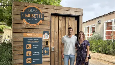 Saint-Jean-de-Fos : un prototype gratuit de stationnement et recharge pour vélos