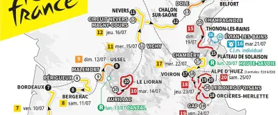 Tour de France 2026 : 3 320 km, 21 étapes, un départ inédit de Barcelone