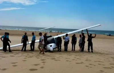 ULM en panne atterrit sur une plage des Landes, une blessée