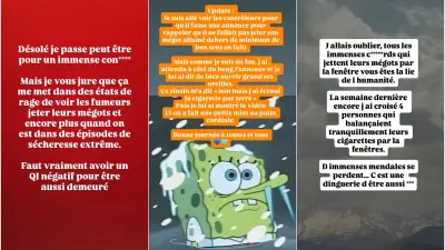 Un photographe confronte un fumeur qui jette son mégot en gare de Valence