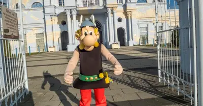 Un village gaulois Astérix inauguré dans un parc allemand