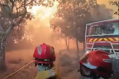 Var : 150 pompiers azuréens en renfort face à l'incendie de Pontevès
