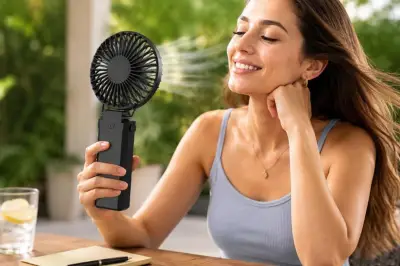 Ventilateur portable 3-en-1 HandFan 5200mAh : 20h d'autonomie à 35,99€