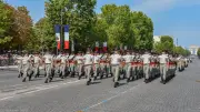 503e Régiment du Train : défilé mémorable sur les Champs-Élysées pour le 14-Juillet