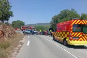 Accident grave sur la RD557 dans le haut Var : trois blessés dont un grave