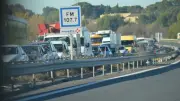 Accident sur l'A709 : 7 véhicules impliqués, 13 km de bouchons à Montpellier