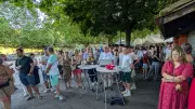 Alain Cabanel, instituteur au Collet-de-Dèze depuis 1999, fait ses adieux