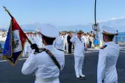 Amiral Christophe Cluzel, nouveau chef de la Marine nationale à Toulon