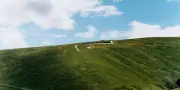 Angleterre : le cheval blanc d'Uffington sauvé par une restauration régulière