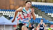 Antoine Ferranti aux championnats d'Europe d'athlétisme à Birmingham