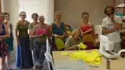 Atelier au château : fabriquer des éventails avec des toiles de parapente