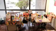 Atelier pour enfants à La Grande-Motte : à la manière de Claude Viallat