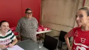 Aubades et maillots rouges pour la fête votive de Gallician