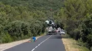 Automobiliste bloqué en forêt à Montarnaud : voiture hélitreuillée après une erreur de GPS