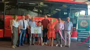 Bouisse fête 120 ans avec le premier autocar électrique dans le Gard
