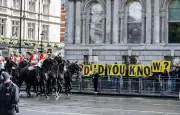 Buckingham Palace : des militants antimonarchie dénoncent l'affaire Epstein