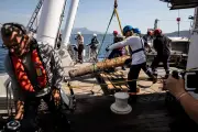 Canon de l'épave de la Lune remonté après 362 ans à Toulon