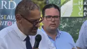 Cendras : hommage du maire au sous-préfet Émile Soumbo partant à la retraite