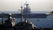 Charles de Gaulle quitte le Moyen-Orient et rentre à Toulon