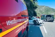 Choc frontal dans la vallée du Var : quatre blessés dont deux enfants