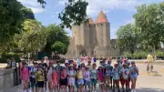Classe de découverte à Carcassonne pour les écoliers de Roquefort et Tournemire