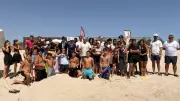 CLJ de la Mosson : des jeunes à la plage encadrés par la police