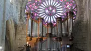 Concert d'orgue au marché de Clermont-l'Hérault : pause musicale