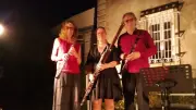 Concert du Trio à vents de Méric au parc des Erables à Langlade